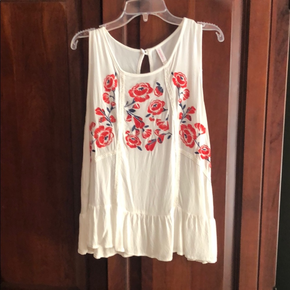 Embroidered Tank